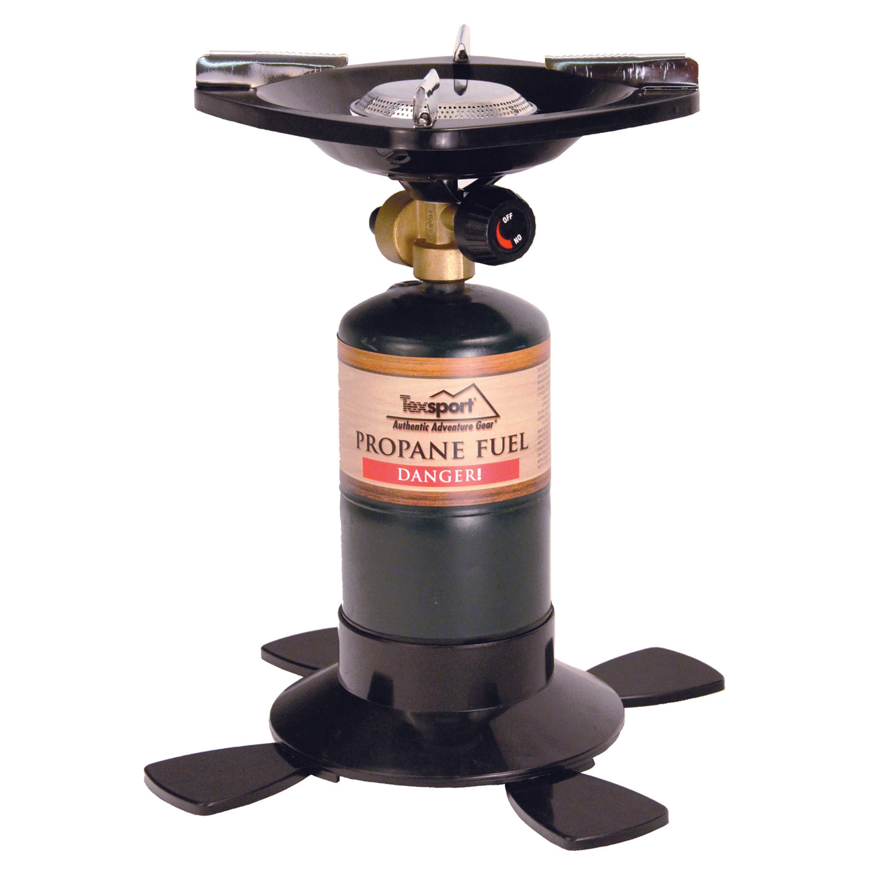 Texsport Single Burner Propane Camp Stove, Uses 16.4 or 14.1 oz -  Walmart.com
