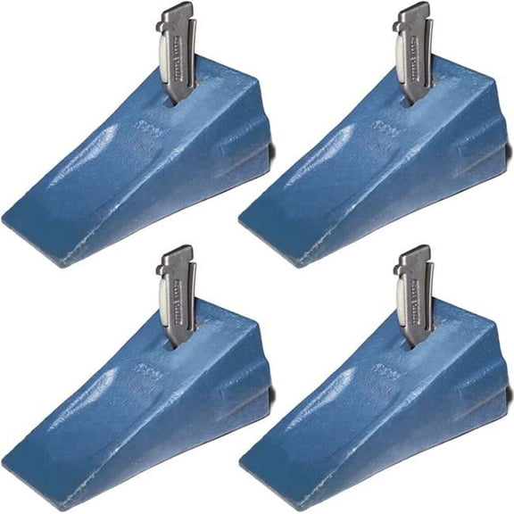 4 Piece Set X330 Bucket Teeth K330S Spring Flex Pin Skid Steer Excavator Hensley