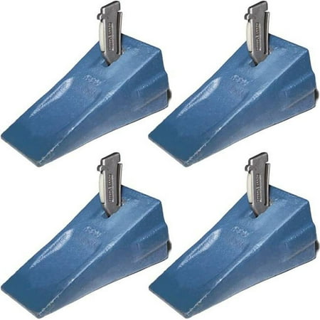 4 Piece Set X330 Bucket Teeth K330S Spring Flex Pin Skid Steer Excavator Hensley