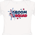 thumbnail image 4 of Inktastic 4th of July Boom Squad Blue and Red Fireworks Boys or Girls Long Sleeve Baby Bodysuit, 4 of 5