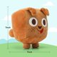 thumbnail image 2 of Juegos de peluche para perros, 7 pulgadas, juguete de peluche para mascotas, anime, peluches, almohada suave para niños y fanáticos de los juegos (perro marrón) JM, 2 of 5