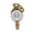 thumbnail image 1 of Estalló en lágrimas negro patron de Broche broche broche broche Metal retro, 1 of 3