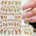 thumbnail image 1 of Flmtop Autocollant pour Ongles en Forme de Papillon Accessoires de Manucure pour Animaux de Compagnie DIY Autocollant pour Ongles pour Salon de Manucure, 1 of 7