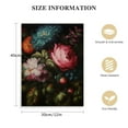thumbnail image 2 of COMIO Vintage Retro Floral Wall Art Dark Academia Floral Vintage Poster Antique Floral Painting Prints Dark Academia Botanical Wall Art Dark Flower Painting Moody Botanical Print for Wall, 2 of 5