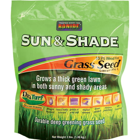 Bonide 60221 3 Lb Sun and Shade Grass Seed