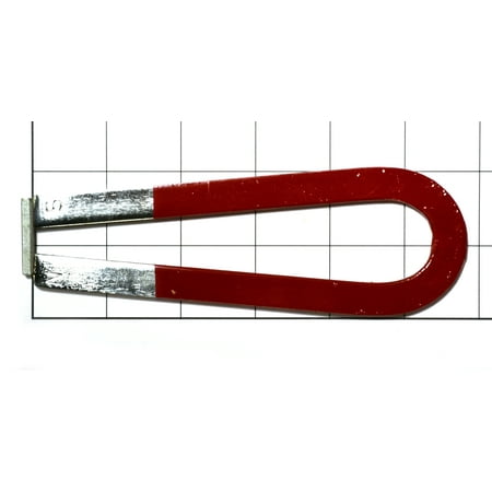 Eisco Labs Horseshoe, U Magnet, Chrome Steel, 5 3/4" x 2"