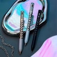 thumbnail image 4 of Crunchy Sensory Pen, Geometric Metal Crinkle Pen Fidget, Smooth Writing, Ergonomic Design for Journaling & Office Supplies, Compact Travel-Friendly Ink Pens, 4 of 6