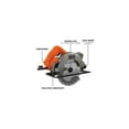 thumbnail image 3 of BLACK+DECKER BDECS300C 13A 7-1/4-in Circular Saw with Laser Guide & General Purpose Blade, 3 of 8