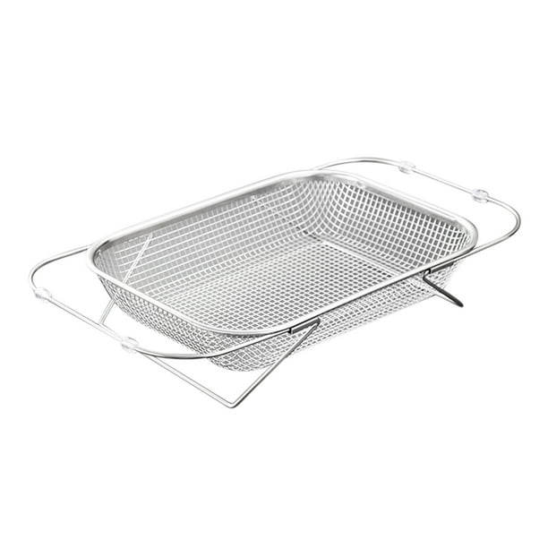Cesta plegable de acero inoxidable para fregadero, lavabo retráctil para verduras | Escurridor de fregadero extensible para secar platos | Escurridor sobre el fregadero para tazas, platos y ollas |