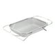 thumbnail image 1 of Cesta plegable de acero inoxidable para fregadero, lavabo retráctil para verduras | Escurridor de fregadero extensible para secar platos | Escurridor sobre el fregadero para tazas, platos y ollas |, 1 of 4