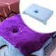 thumbnail image 1 of Toalla de algodón con orificio para la cara y orificio para respirar en la mesa de s para mesa de spa Azul claro, 1 of 10