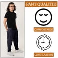 thumbnail image 6 of StrongEnough Men’s Cargo Pants - Durable Work Pants for Men with Multi Pockets and Adjustable Waist, Relaxed Fit, Dark Gray Small, 6 of 6