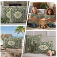 2 Pack Outdoor Waterproof Throw Pillow Covers,Bohemian Vintage Farm ...