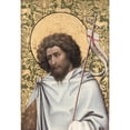 thumbnail image 3 of Robert Campin 14x18 Black Modern Framed Museum Art Print Titled - John the Baptist (C. 1410), 3 of 5