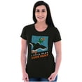 thumbnail image 4 of I Still Play Duck Hunt Cooking Fisher Womens Fitted Plus Size Graphic Tee Brisco Brands 2X, 4 of 5