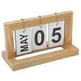 Small Desk Calendar Wood Colour Months Dates Separate Flip Charts ...