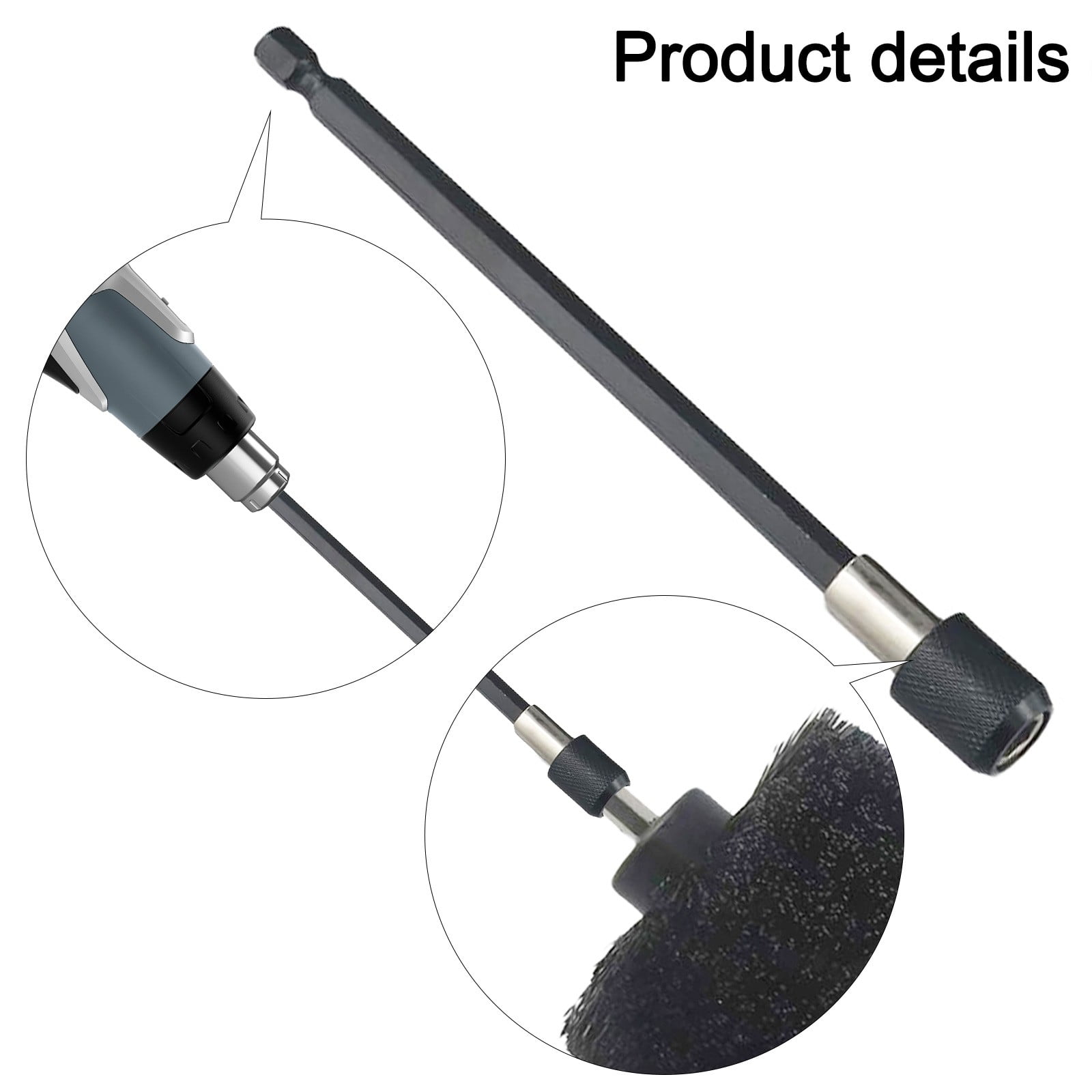 5 peice BBQ grill brush wire and safe to use with a drill cordless or cord