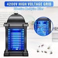 thumbnail image 3 of MaiRuiSi Bug Zapper, Mosquito Killer, Electric Fly Zapper, 1 Acre Coverage, Hanging, Black, 4100V,1 Count, 3 of 5