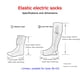 thumbnail image 3 of Medias Esquí Calcetines eléctricos Calcetín eléctrico de temperatura constante (barril largo gris) Tmvgtek Para Estrenar, 3 of 7