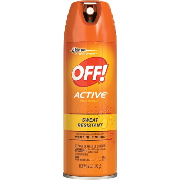 OFF! Active Insect Repellent, Sweat Resistant 6 oz Pack of 12