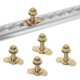 thumbnail image 5 of L Track Threaded Stud Fittings L-Track Threaded Double Stud Lug Fitting Tie Down, Used with L Track, 5 of 5