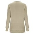thumbnail image 6 of BLVB Pullover Sweaters for Women Lightweight Fall Fashion Tops V Neck Long Sleeve Trendy Crochet Pointelle Sweater, 6 of 7