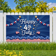 thumbnail image 6 of Patriotic Design Happy 4th of July Banner Decorative Pattern Stars and Stripes Celebration Flag for Independence Day Party Outdoor Event Home Decor, 6 of 8