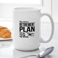 thumbnail image 6 of CafePress - Drone Retirement Plan Mugs - 15 oz Ceramic Large White Nolvety Mug, 6 of 6