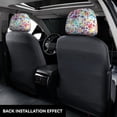 thumbnail image 3 of Kdxio Colorful Watercolor Dots Pattern Print 2 Piece Car Head Rest Covers Set Auto Front/Rear Seats Headrest Cover Universal Fit Most Cars,Sedan, SUV, 3 of 9