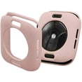 thumbnail image 2 of Thin Soft TPU Shockproof Bumper Case for iWatch Apple Watch Series 8/7 Sand Pink 41mm, 2 of 5