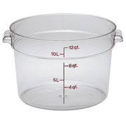 Cambro Clear Round Food Storage Container 12QT