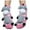 C01-Pink, variant on Fewfanhot Women's 3D Fun Cute Slipper Socks - Thick Fleece Lined Design Novelty Socks for Winter and Christmas Gift Giving