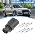 thumbnail image 2 of Unique Bargains 1 Set No.3B0973813 6 Pin Male Connector Adapter Plug Clip Kit Replace for VW Golf Jetta Passat, 2 of 6