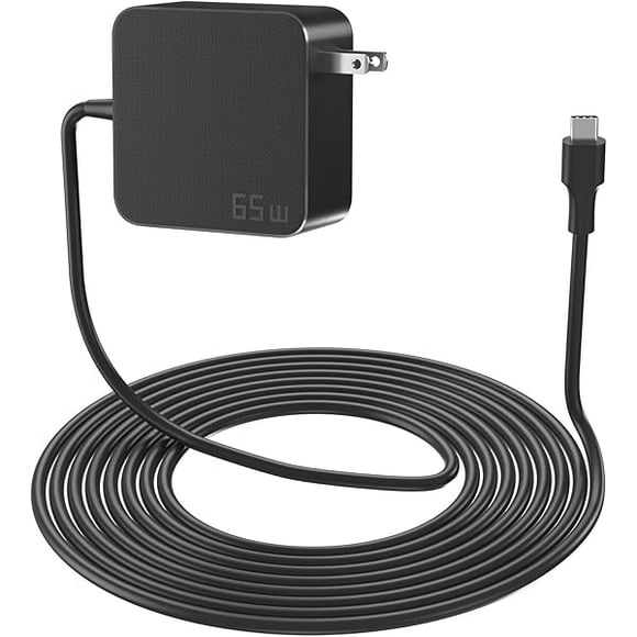 ccwonima 65W USB C Charger for Lenovo Thinkpad Yoga HP Elitebook Spectre Dell Latitude MacBook Pro ASUS Chromebook, Samsung Laptops or Smart Phones Type C PD Wall Power Adapter