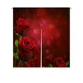 thumbnail image 1 of Cortina japonesa Noren ABPHQTO Corazones de San Valentín rosas rojas 85x90 cm, 1 of 1