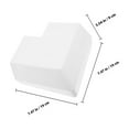 thumbnail image 2 of FUTUREORYY Rainwater Drain Fitting Roof Gutter Downspout Connector PVC 1Set, 2 of 8