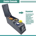thumbnail image 2 of MooSun Deluxe Locking Center Console Automotive Specialty Parts, Black, 2 of 6