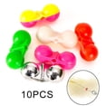 thumbnail image 3 of 10pcs Catfish Fishing Inline Rattle Species Terminal Tackle in Line Rattles Orange, 3 of 6