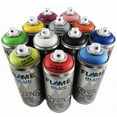 thumbnail image 5 of FLAME Blue Low-Pressure 400ml Matte Spray Paint for Aerosol Art - New Set of 12 Main Colors, 5 of 7