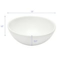 thumbnail image 2 of 13"×13" White Ceramic Circular Vessel Bathroom Sink, 2 of 7
