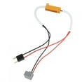 thumbnail image 4 of 2 unidades de decodificadores de resistencia de carga para faros antiniebla LED, canceladores de errores de parpadeo y flash para H7, 4 of 10