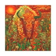 thumbnail image 4 of "Bison in the Moonlight" - Canvas, 4 of 25