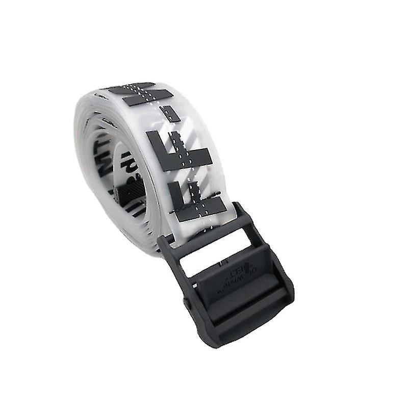 Clear Three Dimensional Alphabet Off White plastic Belt Pvc Hip hop Belt Walmart