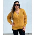 thumbnail image 4 of FUNING  Cardigan Sweaters for Women 100% acrylic fibers Button-Down Long Sleeve Oversized Knit Outerwear, 4 of 7