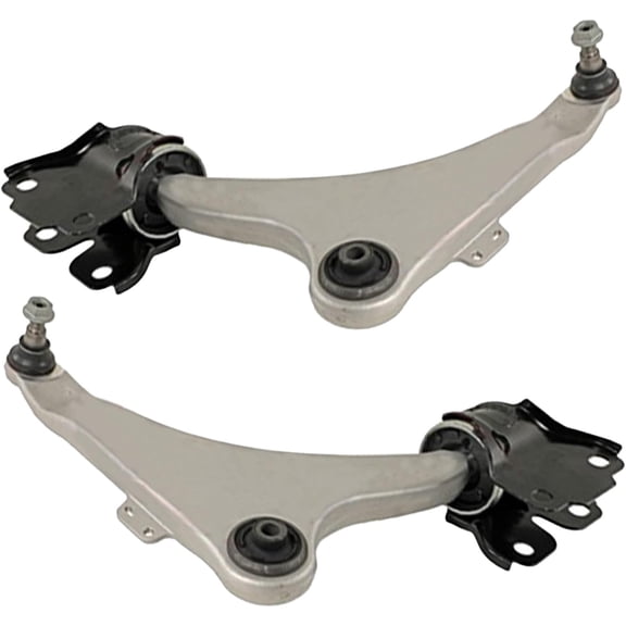 Detroit Axle - 2pc Front Lower Control Arms for 2011-2018 Volvo S60 2012-2016 S80 2015-2018 V60 Lower Control Arms with Ball Joints Assembly Replacement