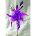 thumbnail image 5 of Bag Of 6, 14 Inch Fuzzy Feather Pick Great For Adding Bright Color To Arrangements, Bouquets & Décor - Mardi Gras, 5 of 5