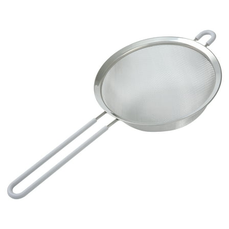 Mainstays 8" Stainless Steel Fine Mesh Strainer, Silver
