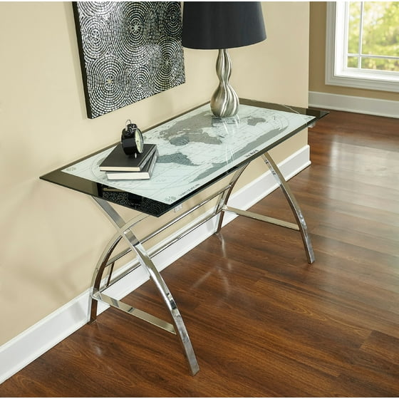 Powell World Map Puter Desk Walmart