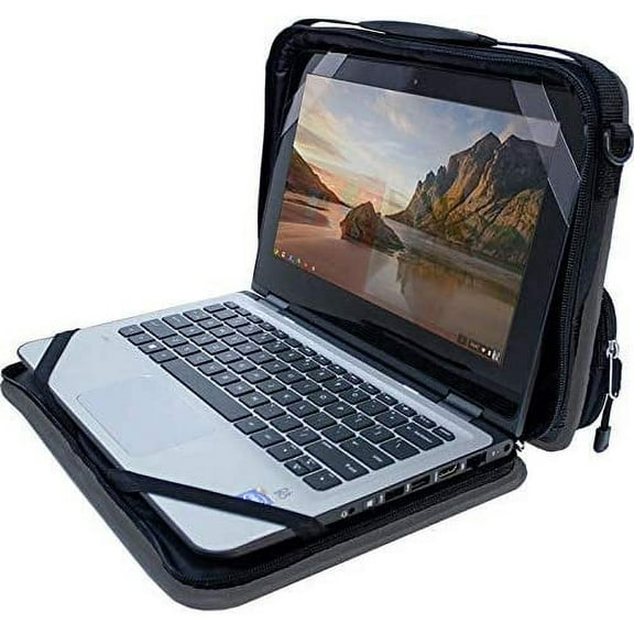 OtterBox Utility Carrying Case for 11" Chromebook, Notebook, Gray, Black