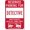 Warning Sign 5, variant on Parking Lot is Full Kit Sign Cast Iron Base and Post - 8"x12" Metal Security Tin Warning Sign, Parking Status Decor for Street Business Home Wall